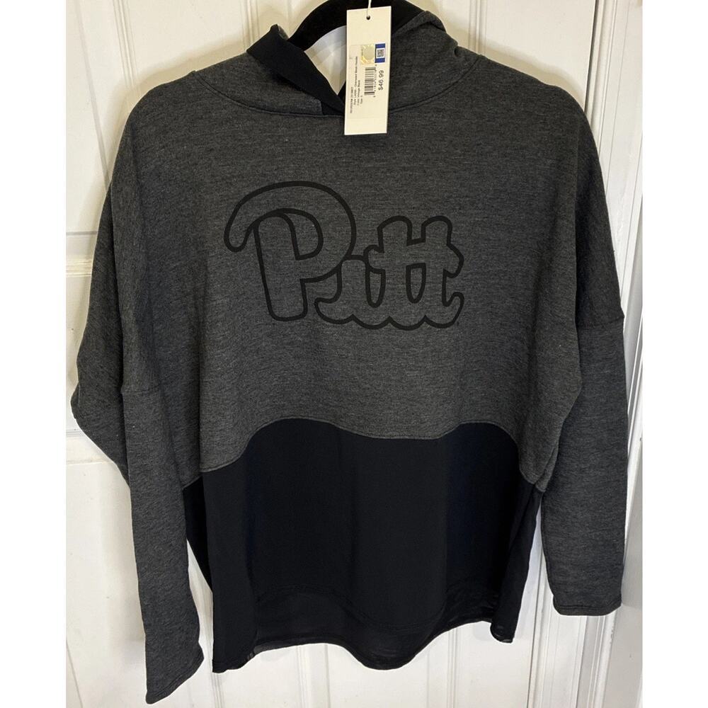 Pitt League Active Mesh Hoodie Small NWT oversized Lightweight Sweatshirt